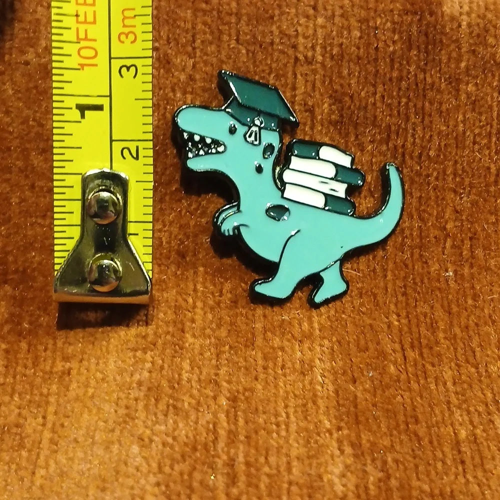 NEW T-Rex Graduate Enamel Pin